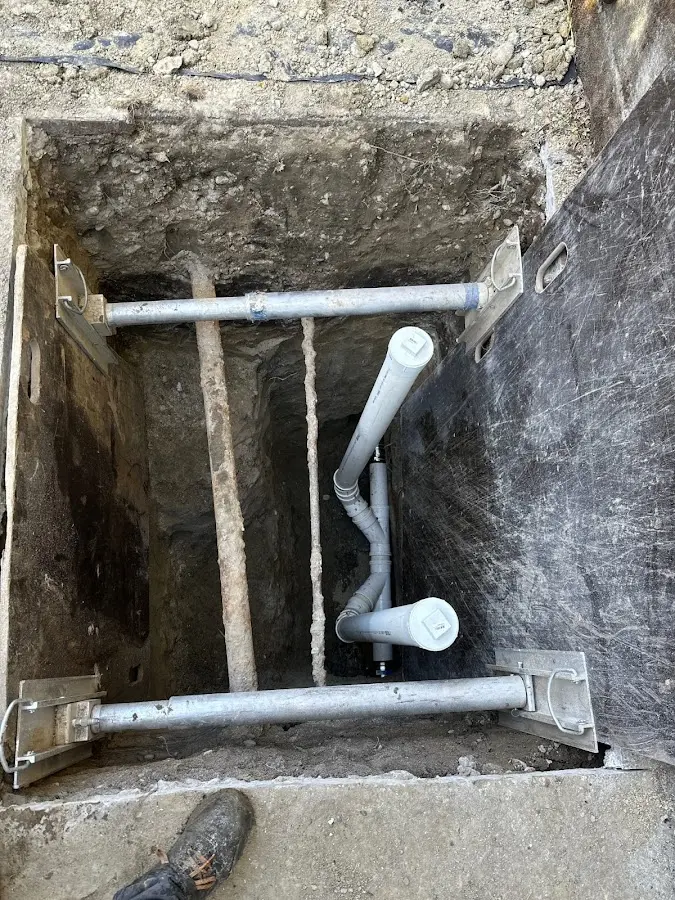 Experienced plumber completing Gas Line Repair work in Cranbury